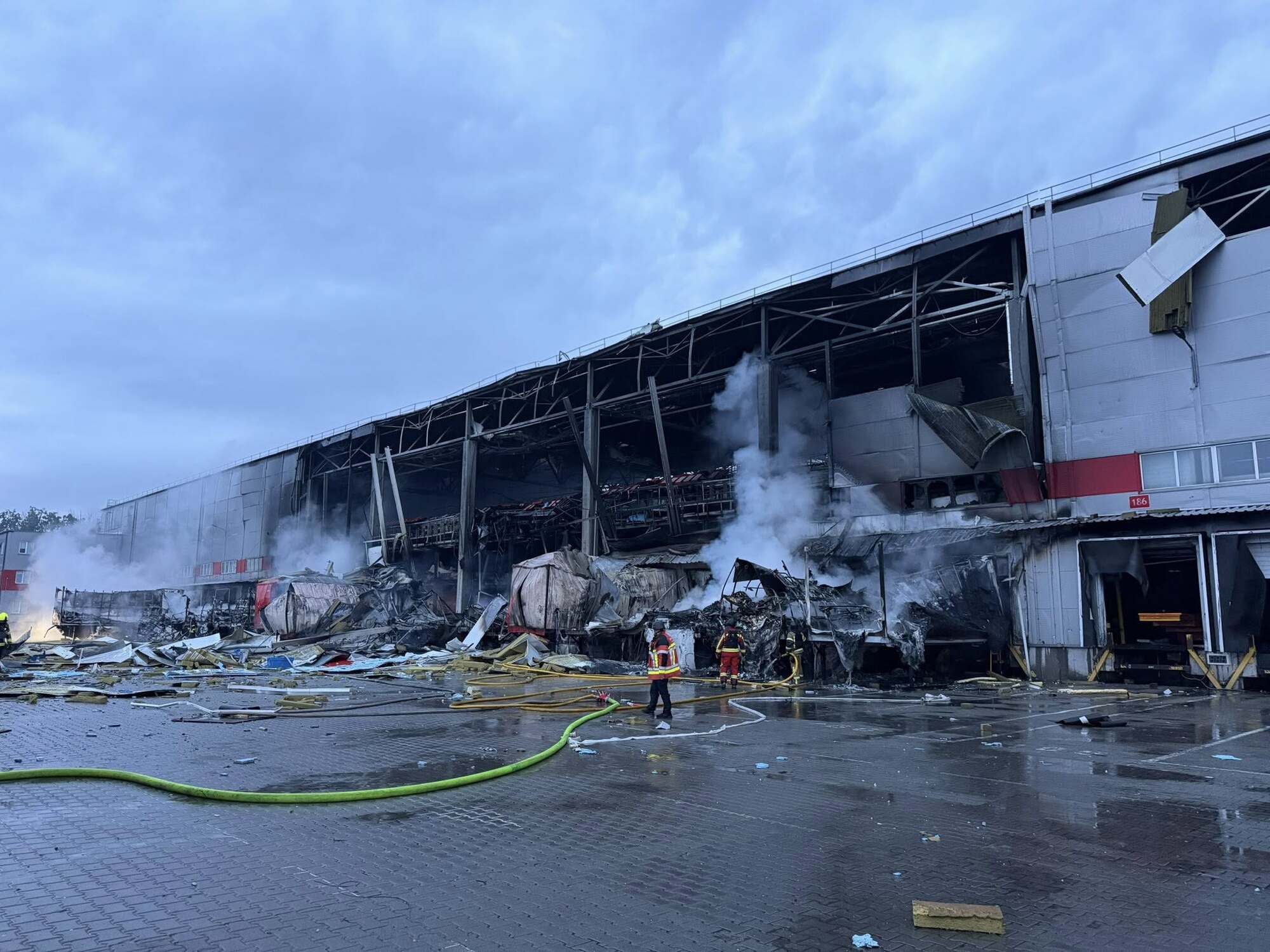 Major Nova Poshta Sorting Terminal in Kyiv Struck by Russian Attack